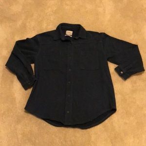 Flannel Over Shirt Lined with Fleece - M